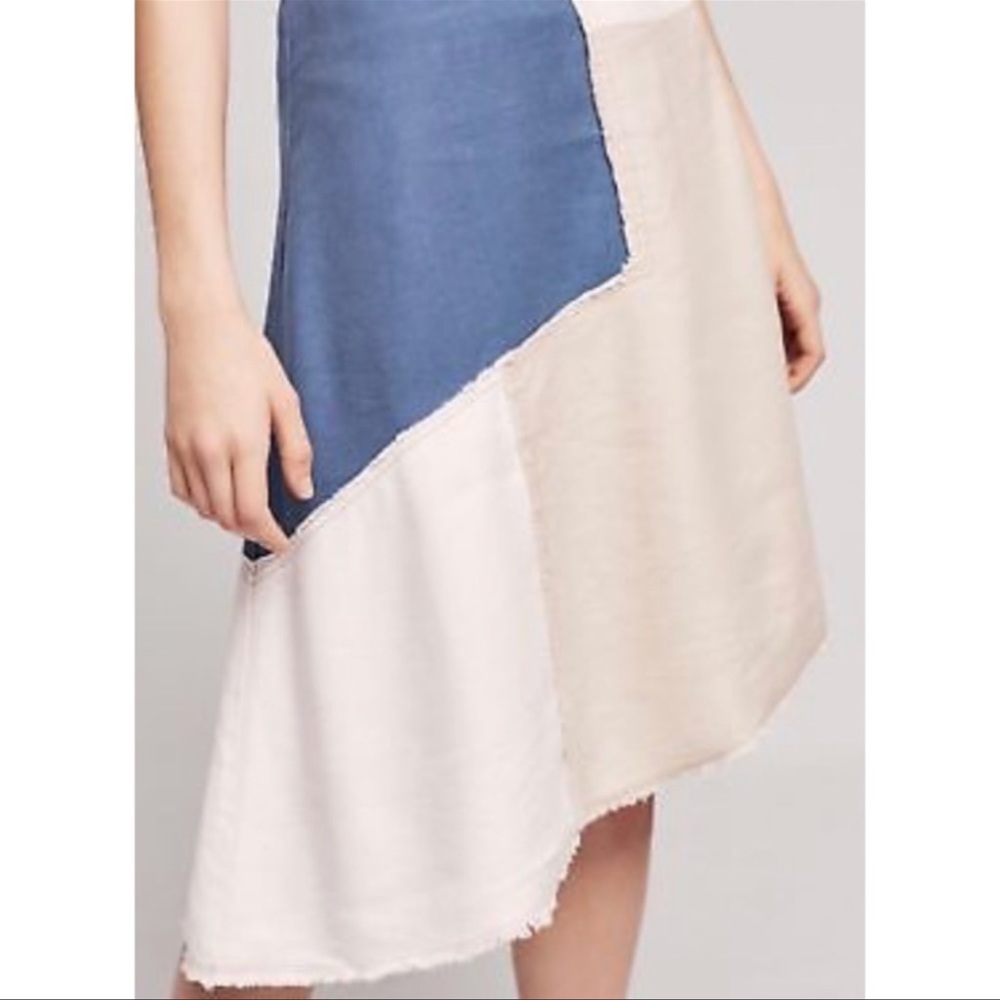 Anthropologie Holding Horses Patchwork Denim Skirt - Picture 4 of 13